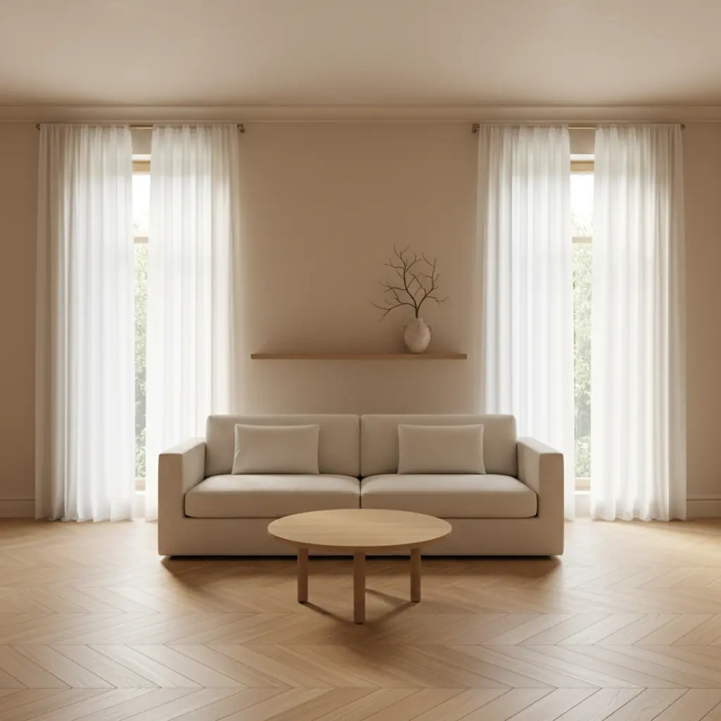 Wnętrze w stylu minimalistycznym