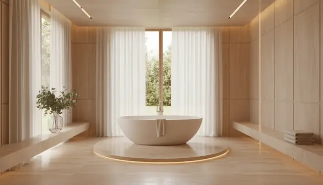 Wnętrze w stylu quiet luxury