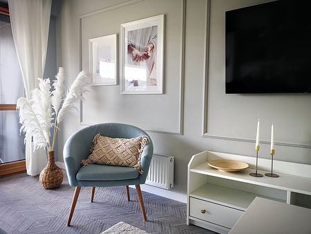 Projekt mieszkania na wynajem krótkoterminowy | Gdańsk | styl skandynawski z nadmorską nutą