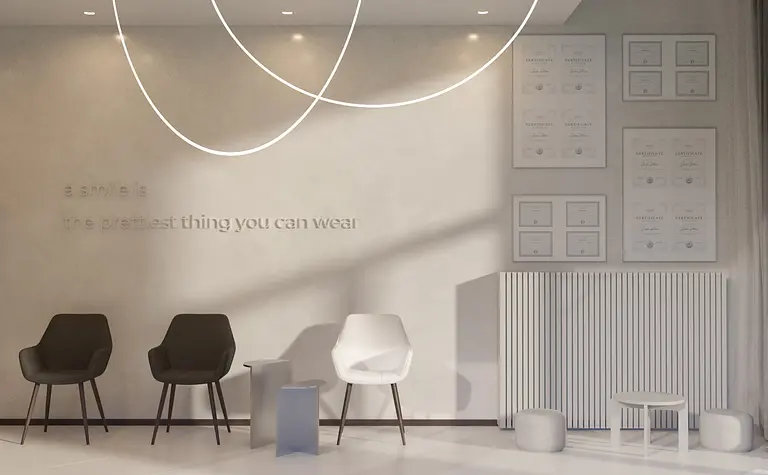 Eleganckie wnętrze z minimalistycznym designem, skandynawskim stylem, eklektycznymi meblami oraz nowoczesnym oświetleniem.