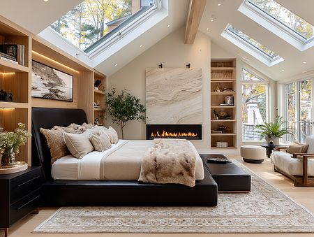 Sypialnia na poddaszu