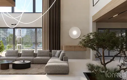 Projekt strefy dziennej