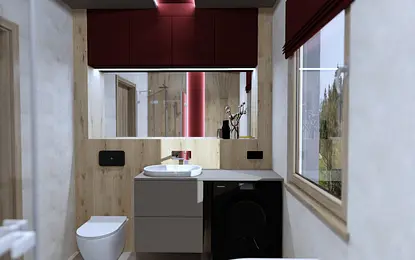 Elegancka łazienka dla całej rodziny