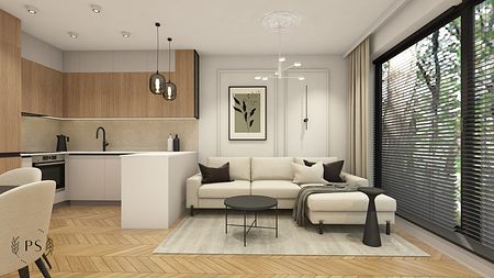 Mieszkanie z motywami roślinnymi