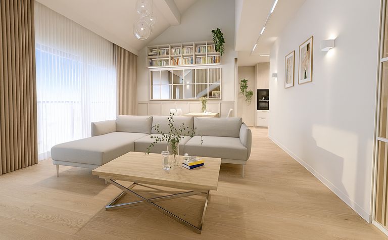 Mieszkanie z antresolą / Wrocław / 120m2