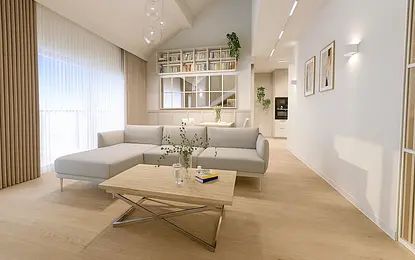 Mieszkanie z antresolą / Wrocław / 120m2