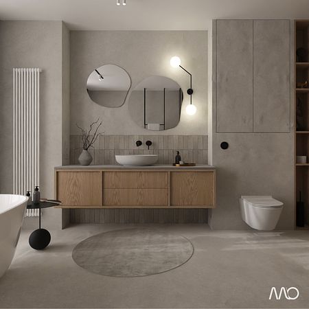 Łazienka w klimacie japandi