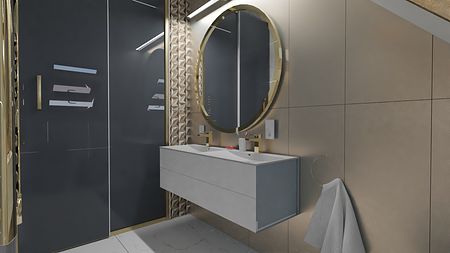 Łazienka glamour