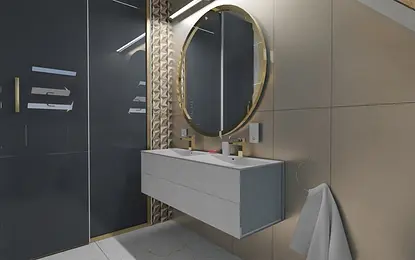 Łazienka glamour