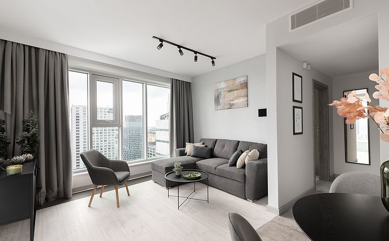 Mieszkanie na wynajem okazjonalny - projekt kompleksowy