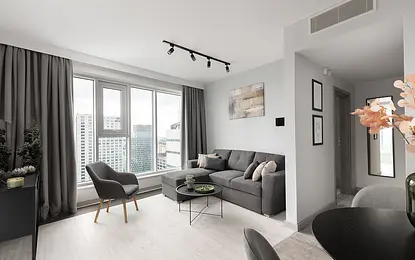 Mieszkanie na wynajem okazjonalny - projekt kompleksowy