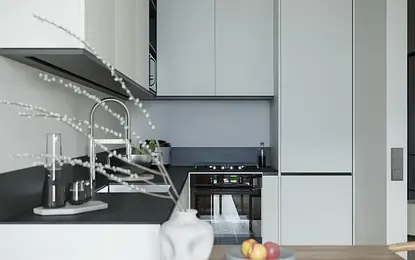 Projekt mieszkania 54m2