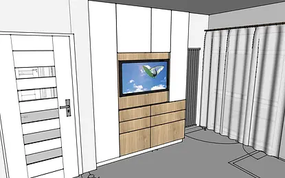 projekt mebla o wielu funkcjach