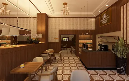 Kawiarnia w stylu klasycznym