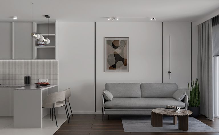 Projekt "Mieszkanie 42m2 Katowice"