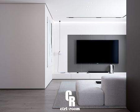 Projekt nowoczesnego wnętrza mieszkania – Warszawa (Żoliborz)