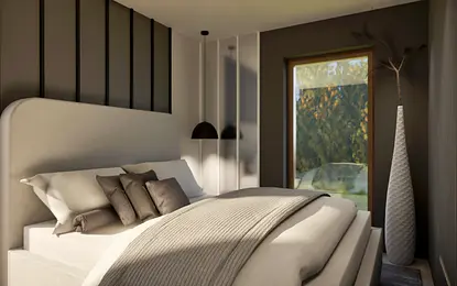 Sypialnia w dwóch wersjach