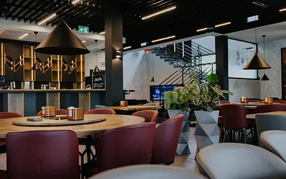 Projekt wnętrza Restauracji Saigon House w Rzeszowie