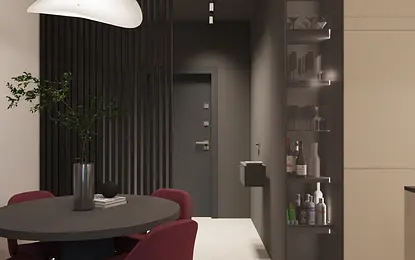 Nowoczesne małe mieszkanie