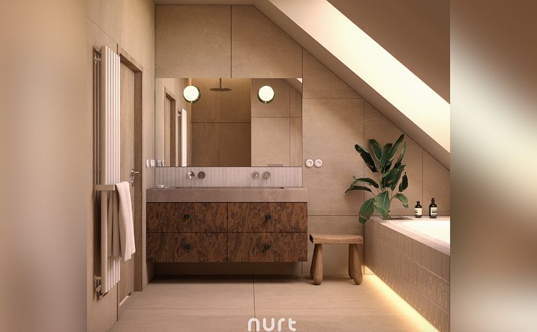 Łazienka | otulające beże