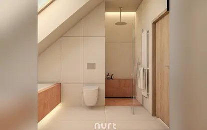 Łazienka | cegła i czeczot