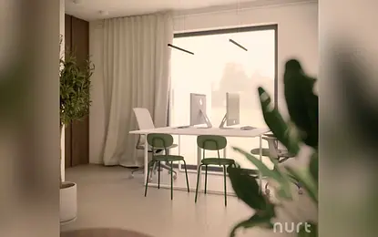 Biuro domowe dla kreatywnej pary