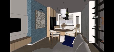 Projekt mieszkania w Warszawie 