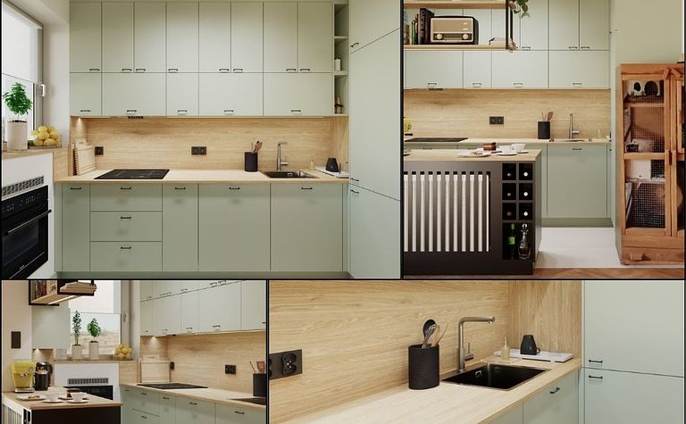 Kuchnia metamorfoza 10m2