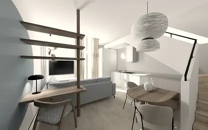 apartament z antrsolą II