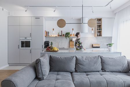 Spójna przestrzeń w neutralnych barwach