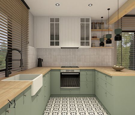 Dom typu stodoła z nowoczesnymi akcentami