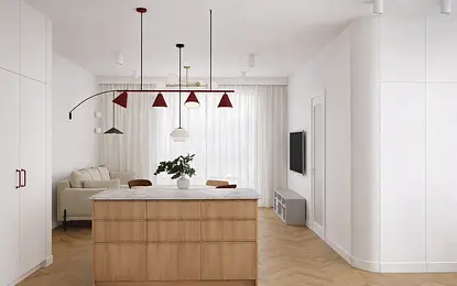 Mieszkanie japandi dla kobiety