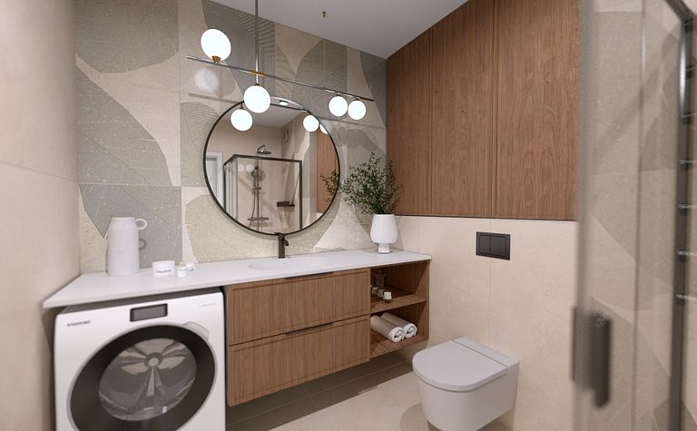 Projekt łazienki wraz z dokumentacją techniczną