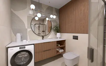 Projekt łazienki wraz z dokumentacją techniczną