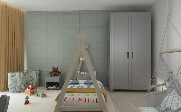 Pokój dziecięcy w stylu boho, eklektycznym, prowansalskim, rustykalnym, vintage.