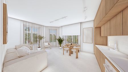 Projekt mieszkania w stylu japandi