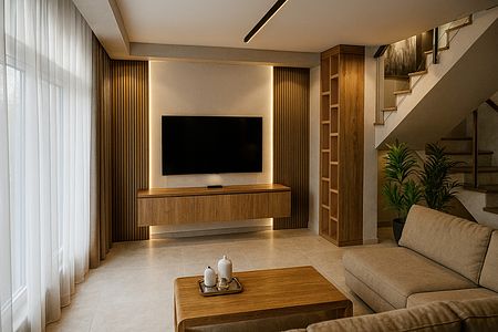 Projekt salonu | lamele