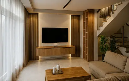 Projekt salonu | lamele