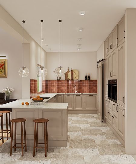 kuchnia i salon farm house