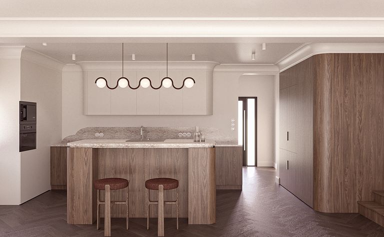 House of gentle forms- Projekt D160m²