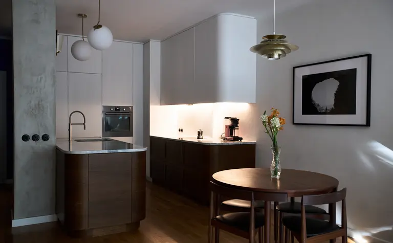 Kuchnia w stylach eklektycznym, minimalistycznym, nowoczesnym i vintage.