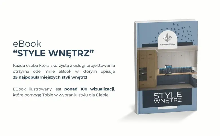 Kuchnia w stylu art deco z elementami vintage i soft minimalizmu.