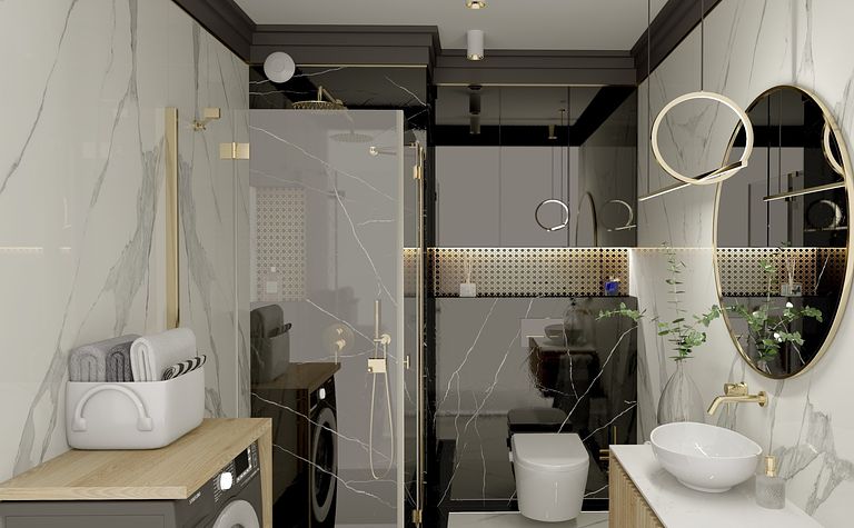 projekt łazienki 