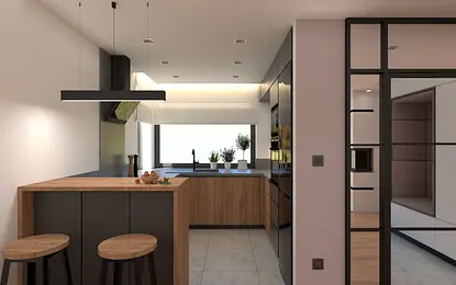 Projekt częściowy domu jednorodzinego