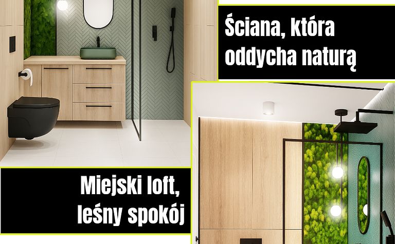 Ściana która oddycha naturą 