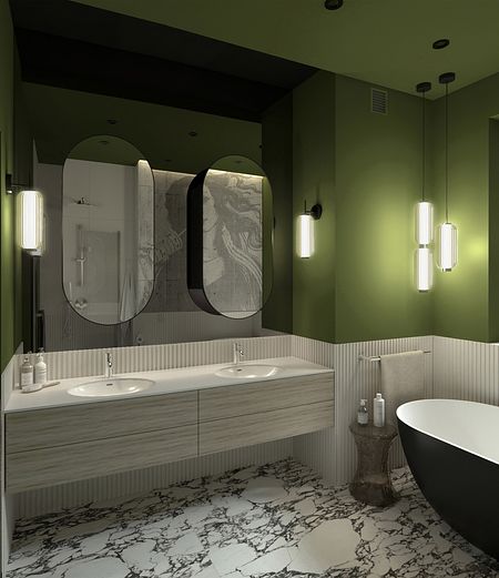 łazienka w domu w Piasecznie pod Warszawą, 7,5m2