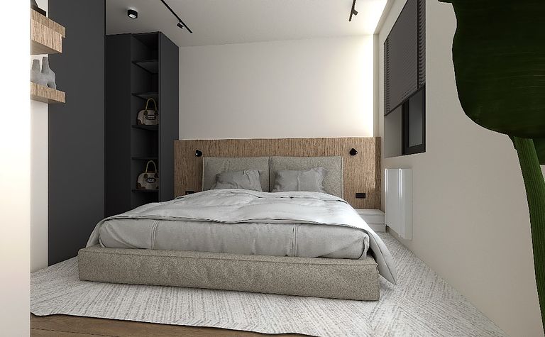 Sypialnia z garderobą