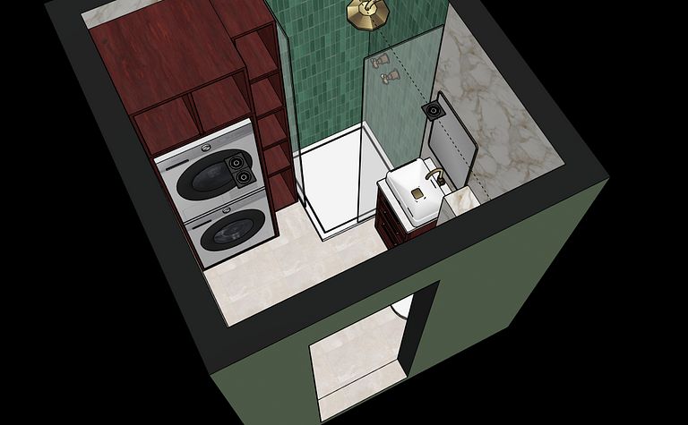 rozwiązanie do małej łazienki 