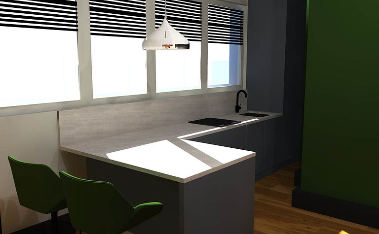 Kawalerka w stylu loft