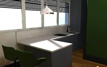 Kawalerka w stylu loft